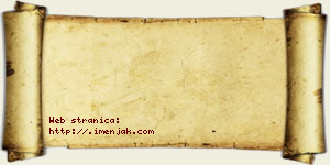 Zorana Jaglikić vizit kartica